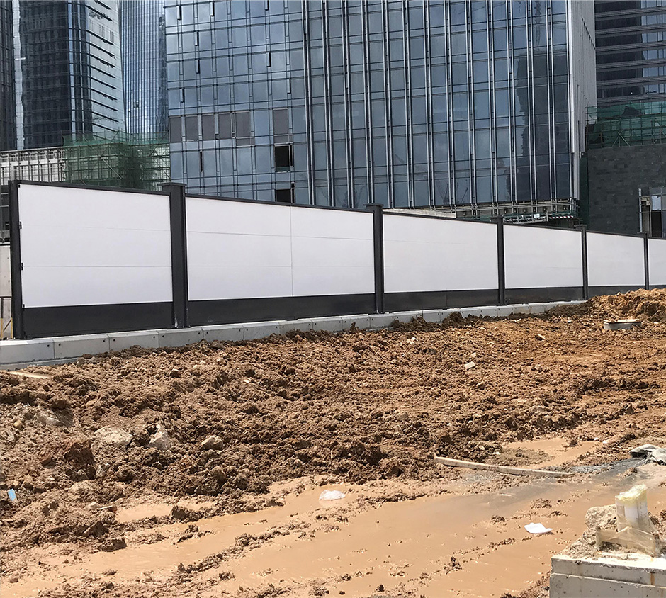鋼圍擋助力城市建設、市政工程改造
